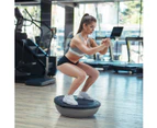 Powertrain Fitness Yoga Ball Home Gym Workout Balance Trainer Grey