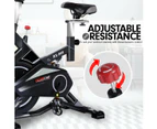 Powertrain RX-900 Exercise Spin Bike Cardio Cycling - Silver