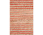 RC Home Pachar Coral Textured Flatwoven Jute Rug