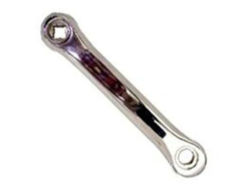 BP GENERAL-LH CRANK 160mm, BCD 110mm, Alloy HIGH POLISHED SILVER(2219)