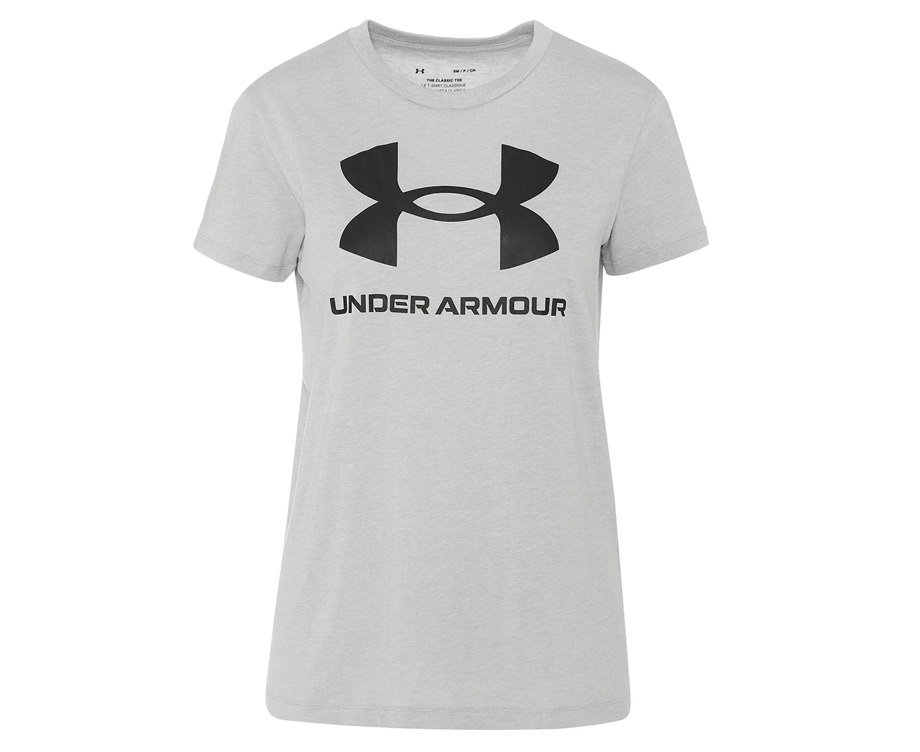 Under Armour Women's UA Sportstyle Graphic Short Sleeve Tee / T-Shirt / Tshirt - Grey