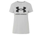 Under Armour Women's UA Sportstyle Graphic Short Sleeve Tee / T-Shirt / Tshirt - Grey