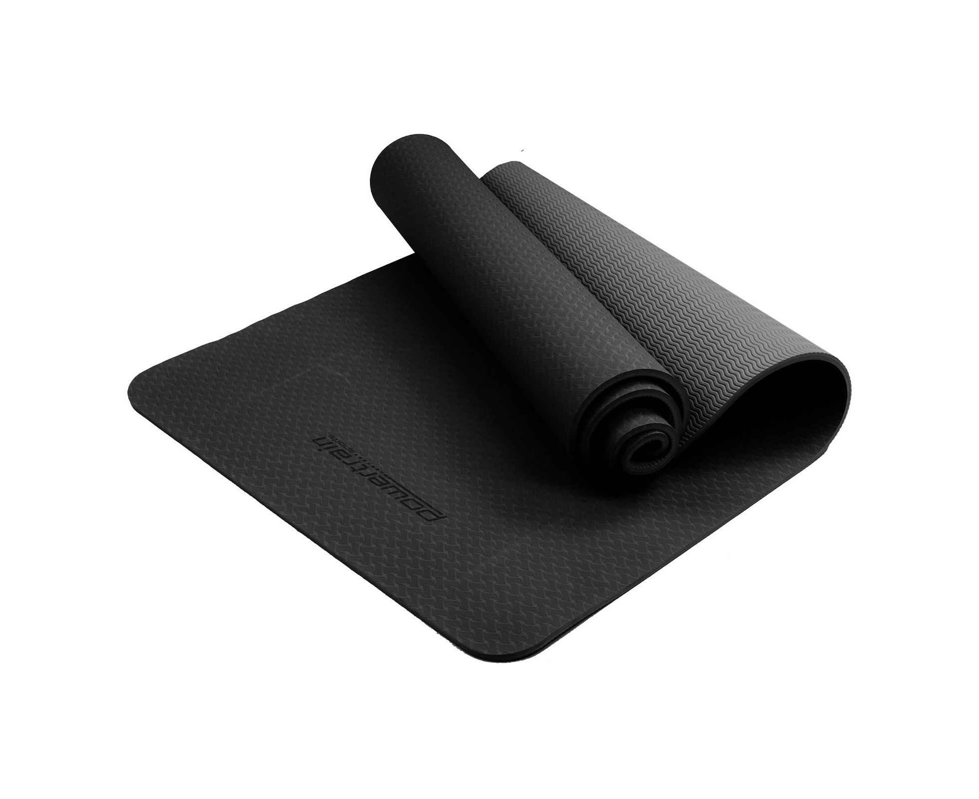 Powertrain Eco-Friendly TPE Yoga Pilates Exercise Mat 6mm - Green