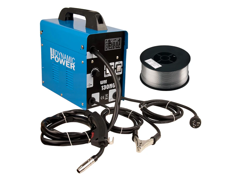 Dynamic Power MIG Gasless Welder + Wire Portable Welding Machine 130Amp