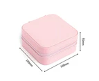 Eternal Portable Travel Jewelry Boxes Earring Organizer-Pink