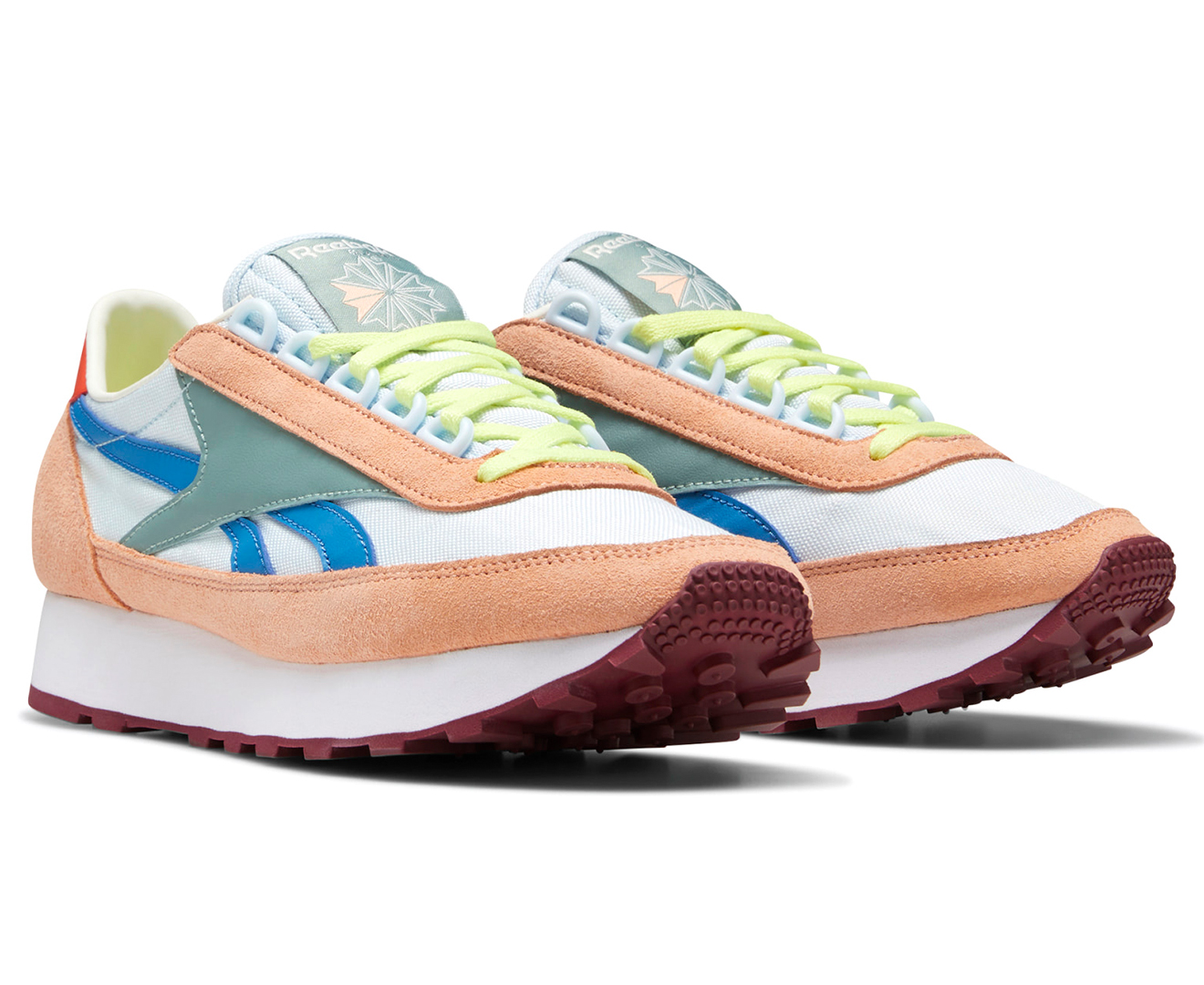 Reebok Women s Az Princess Sneaker Sunbaked Orange Glass Blue