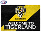 AFL Richmond Tigers Door Mat - Yellow/Black/Multi