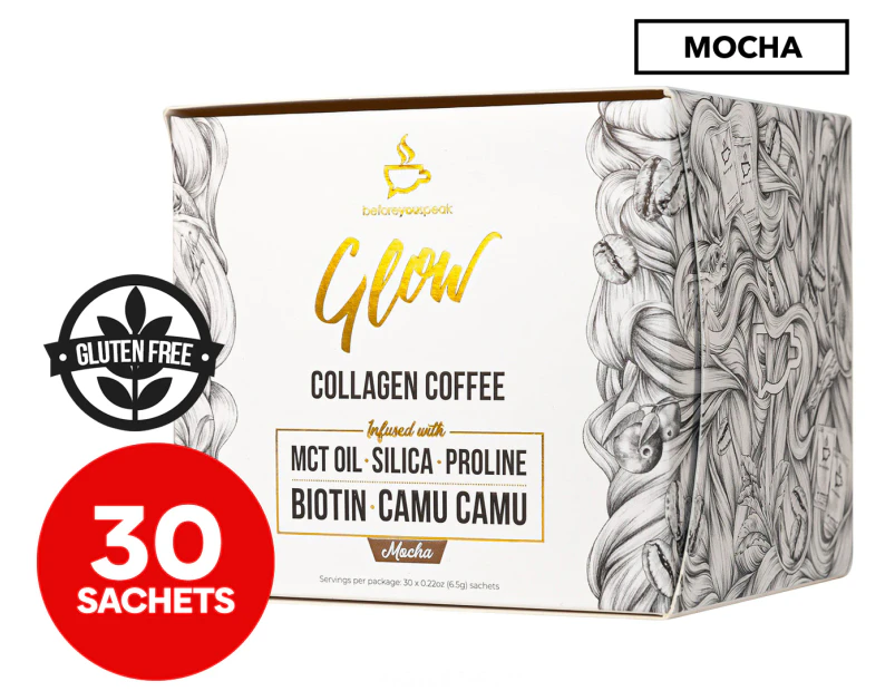 Before You Speak Glow Collagen Coffee Mocha 30 Sachets