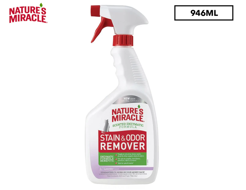 Nature's Miracle Just For Cats Stain & Odour Remover Lavender 946mL