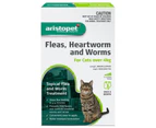 Aristopet Animal Health Fleas, Heartworm And Worms For Cats Over 4Kg (3 packs)