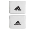 Adidas Unisex Size Small Tennis Wristband Pair - White/Black
