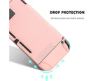 Nintendo Switch Case, Dockable Hard Shell Protective Cover for Console and Joy-Con Controllers - Matte Pink