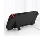 Nintendo Switch Case, Dockable Hard Shell Protective Cover for Console and Joy-Con Controllers - Matte Black 4