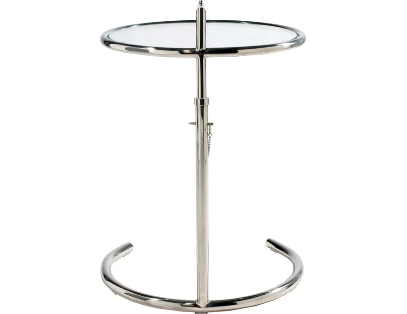 Premium Eileen Gray Side Table Replica (E1027) - Chrome