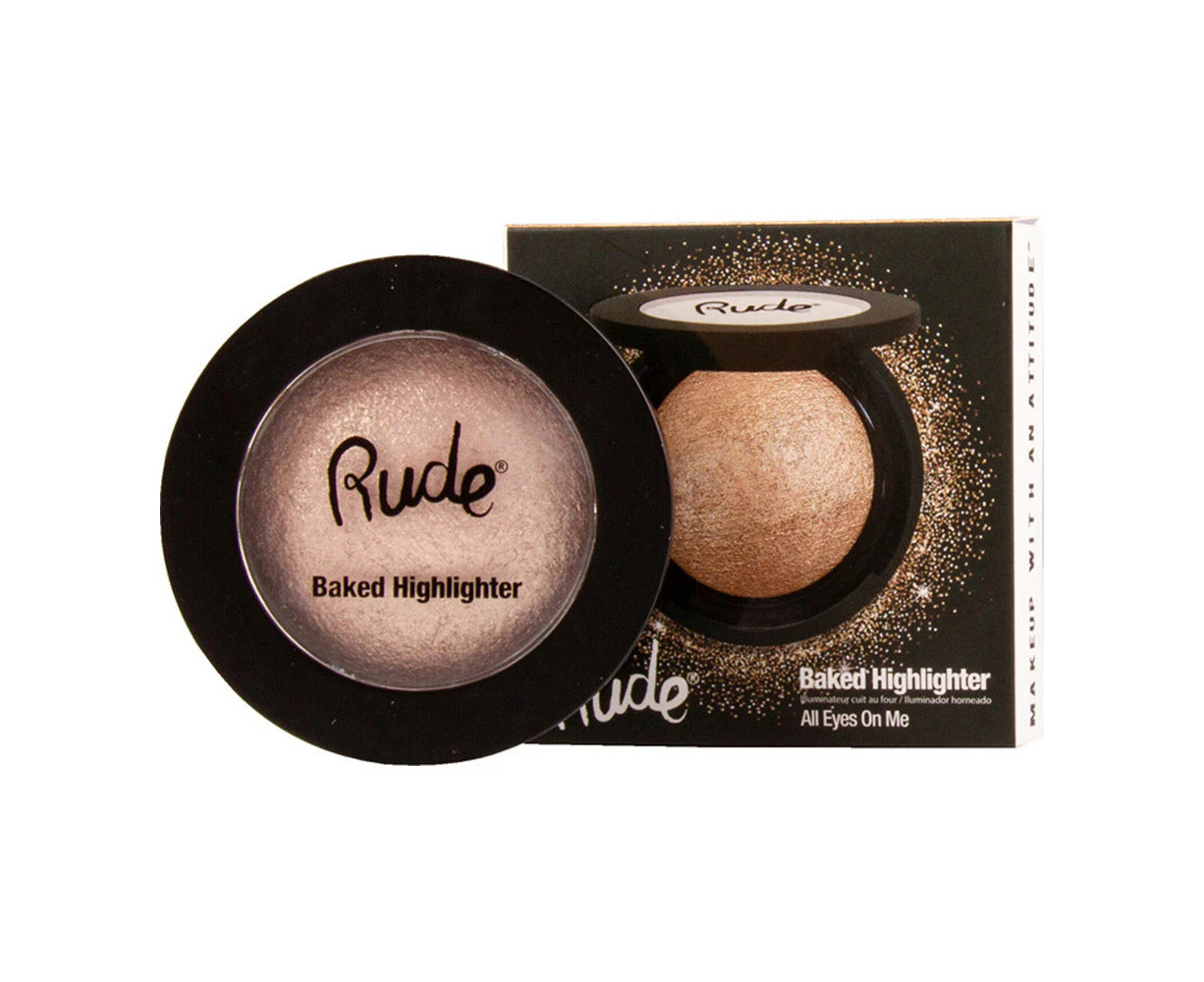 Rude Baked Highlighter Shimmer 10g - All Eyes On Me