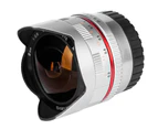 Samyang 8mm f/2.8 UMC II Fisheye Lens - Sony E mount (Silver)