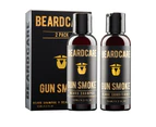 Men's Beard Shampoo & Conditioner 2 Pack Gun Smoke