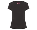 EA7 Emporio Armani Women's 3HTT21TJ12Z Short Sleeve Tee / T-Shirt / Tshirt - Black