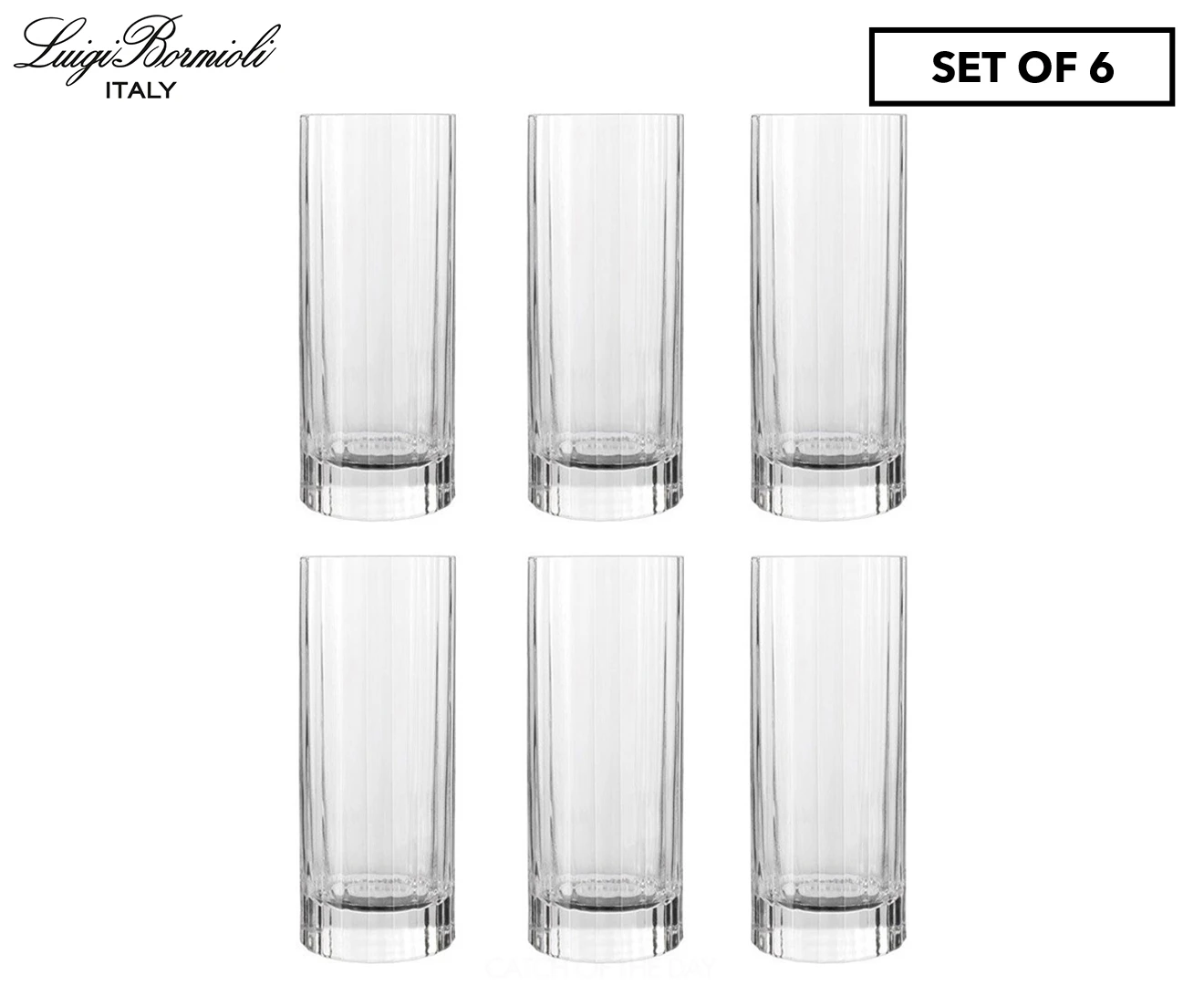 Luigi Bormioli Mixology Elixir Set of 4 Double Old Fashioned Glasses