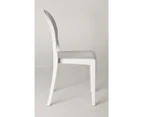 Replica Victoria Ghost Chair - Solid White - Individual