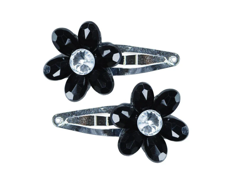 Pink Poppy Glamour Collection Hairclips - Black