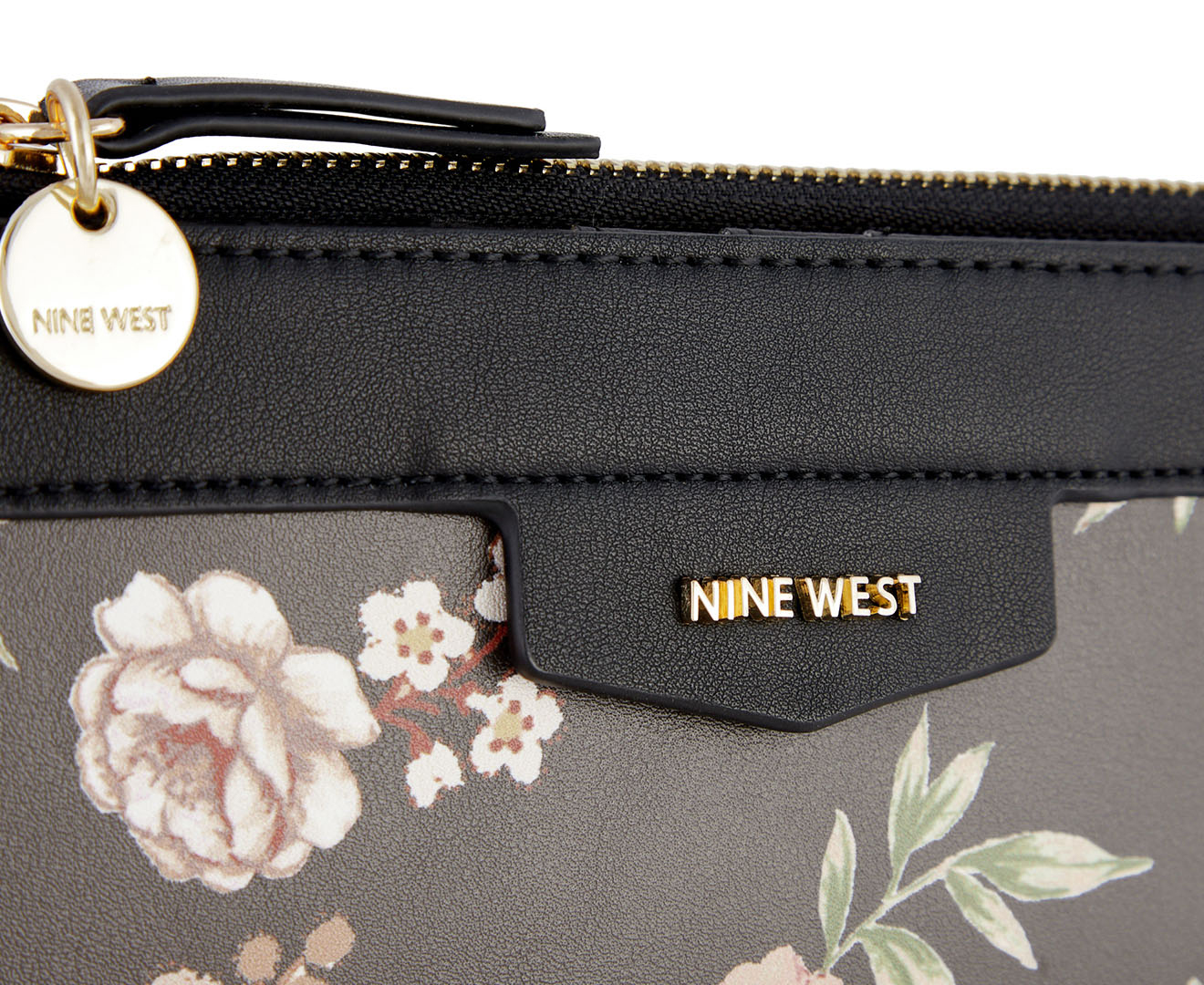 nine west floral wristlet