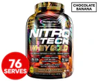 MuscleTech Nitro-Tech 100% Whey Gold Protein Powder Chocolate Banana Split 5lb