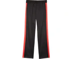 Bebe Sport Women's Sweats & Hoodies Track Pants - Color: Black/Hibiscus