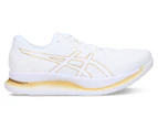 ASICS Men's GlideRide Running Shoes - White/Pure Gold