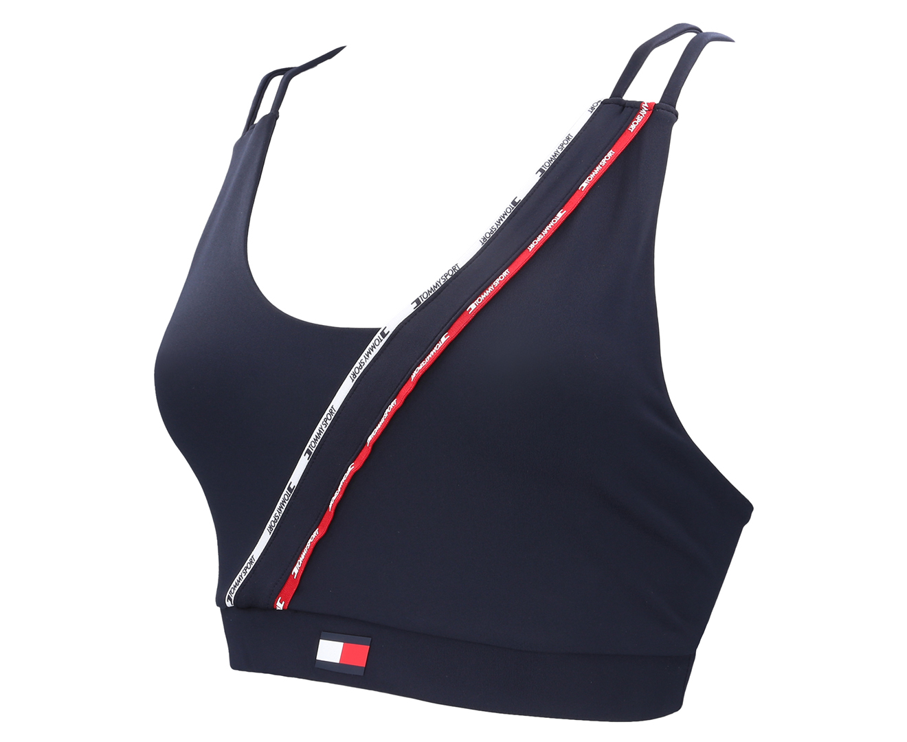 Tommy Sport Low Support Bra Piping - Sports bras 