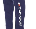 Tommy Hilfiger Sport Men's Cuffed Logo Pant / Tracksuit Pant - Blue Ink