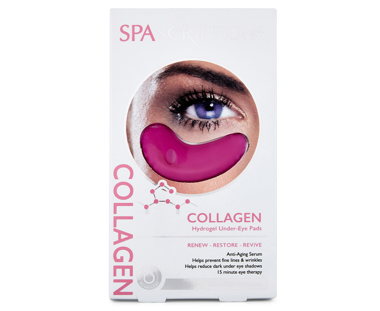 Spascriptions Collagen Hydrogel Under-eye Pads 4-pairs 