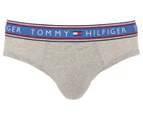 Tommy Hilfiger Men's Cotton Stretch Briefs 4-Pack - Evening Blue/Navy/Red/Grey
