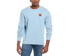 Ovadia Men's  Chenille Patch Sweatshirt - Blue