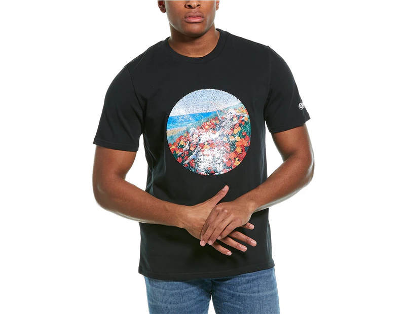 Ovadia Men's  Mouse Sequin T-Shirt - Black