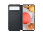 Samsung Galaxy A42 5G S View Wallet Folio Case - Black