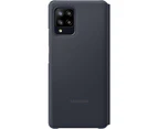 Samsung Galaxy A42 5G S View Wallet Folio Case - Black
