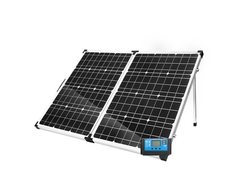 ATEM POWER 200W 12V Folding Solar Panel Kit Mono Portable Battery Charge Camping Carry Bag