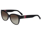 Longchamp Women's Square LO635S56 Sunglasses - Black