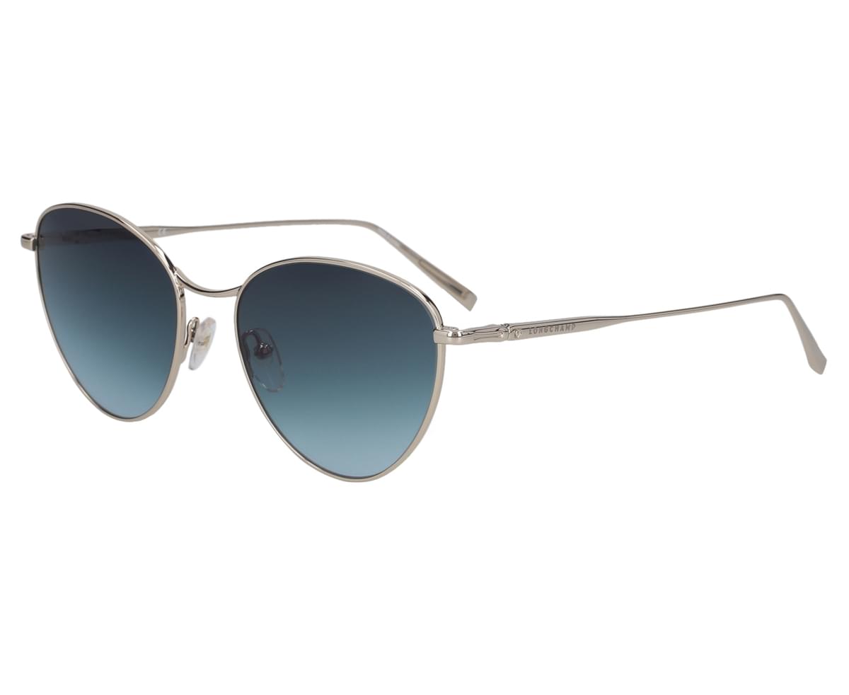 Longchamp Women's Panto LO112S55 Sunglasses - Gold