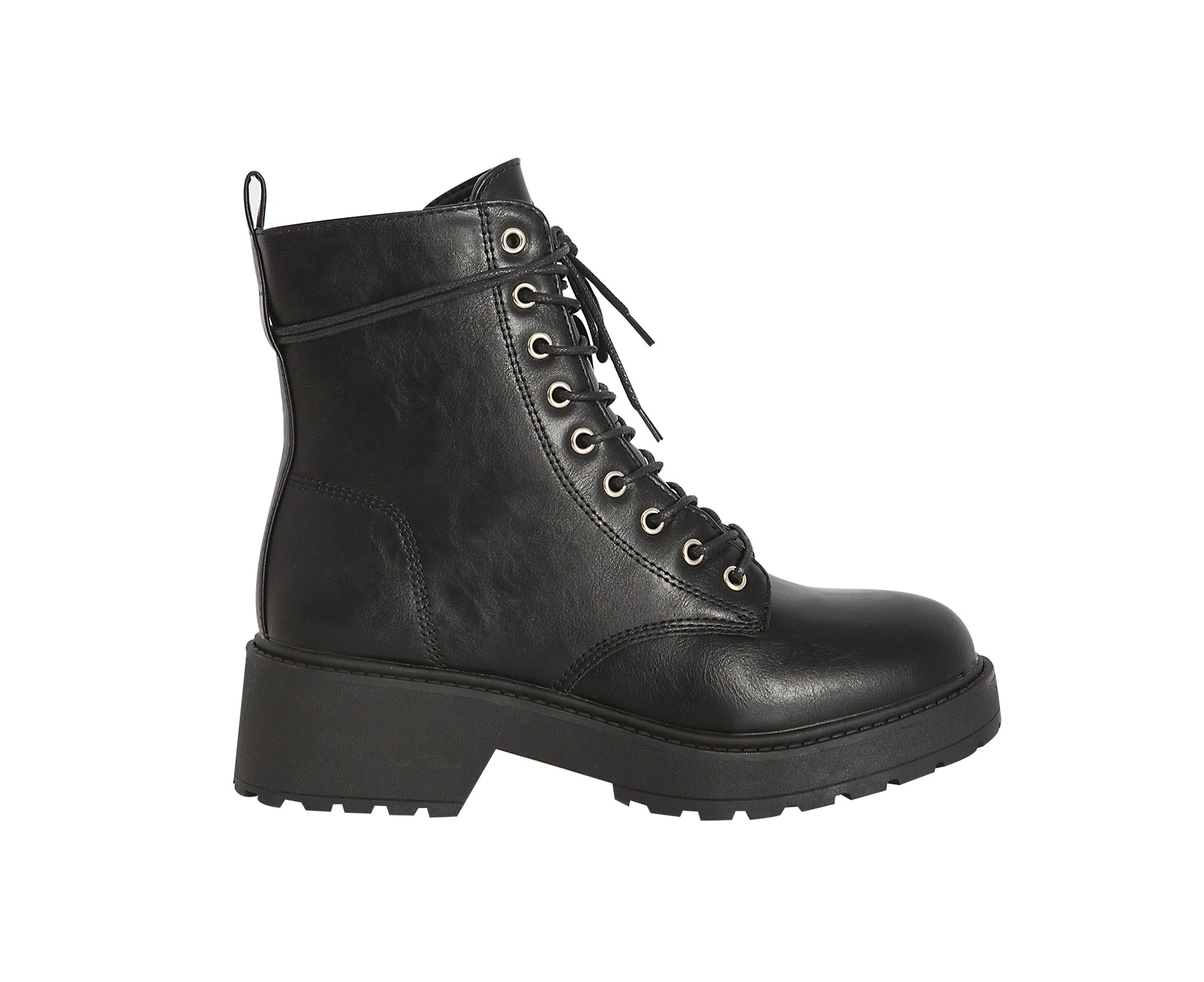 Defy Wildfire Lace Up Military Boot Women's - Black