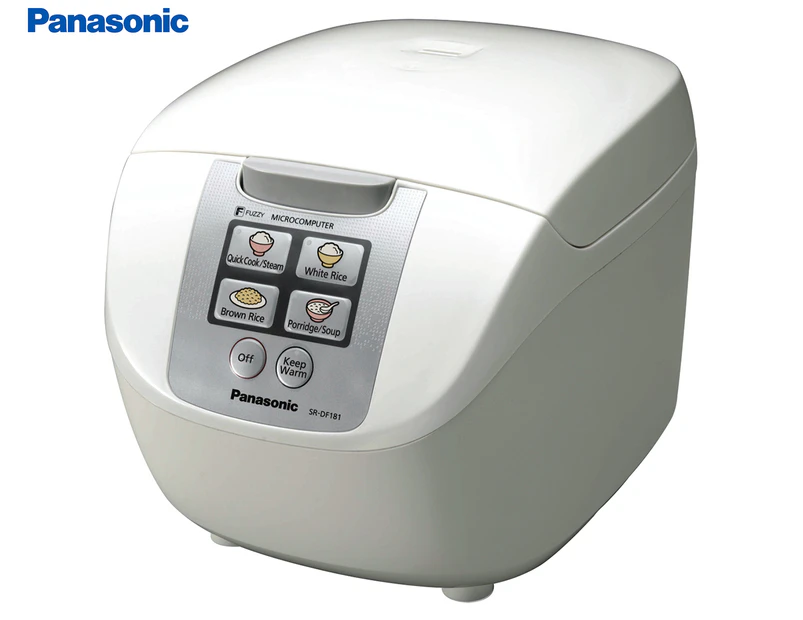 Panasonic 10 Cup Rice Cooker - White SR-DF181WST