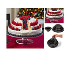 3 Tier Bake & Fill Cake Pan Tin w/Filler Insert Non Stick Desert Baking Mould