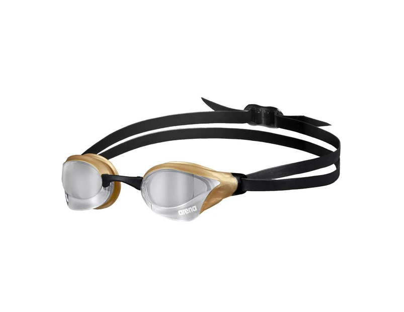 Arena Cobra Core Swipe Mirrored Goggles - Silver