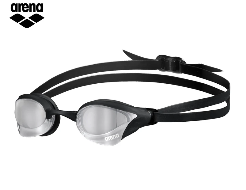 Arena Cobra Core Swipe Mirrored Goggles - Silver