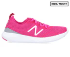 New Balance Girls' Coast Sports Running Shoes - Pink/White