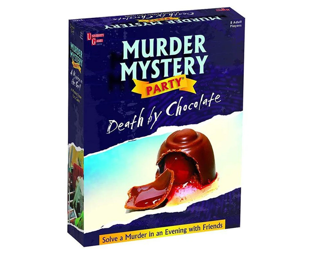 Murder Mystery Party Game Death by Chocolate Adult Interactive Activity Toy 18+