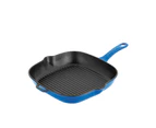 Chasseur Square Grill Pan 25cm Imperial Blue