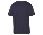 Polo Ralph Lauren Men's Polo Tennis Tee / T-Shirt / Tshirt - Navy/Multi