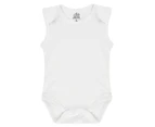 Gem Look Baby Sleeveless Bodysuit Organic 3-Pack - White